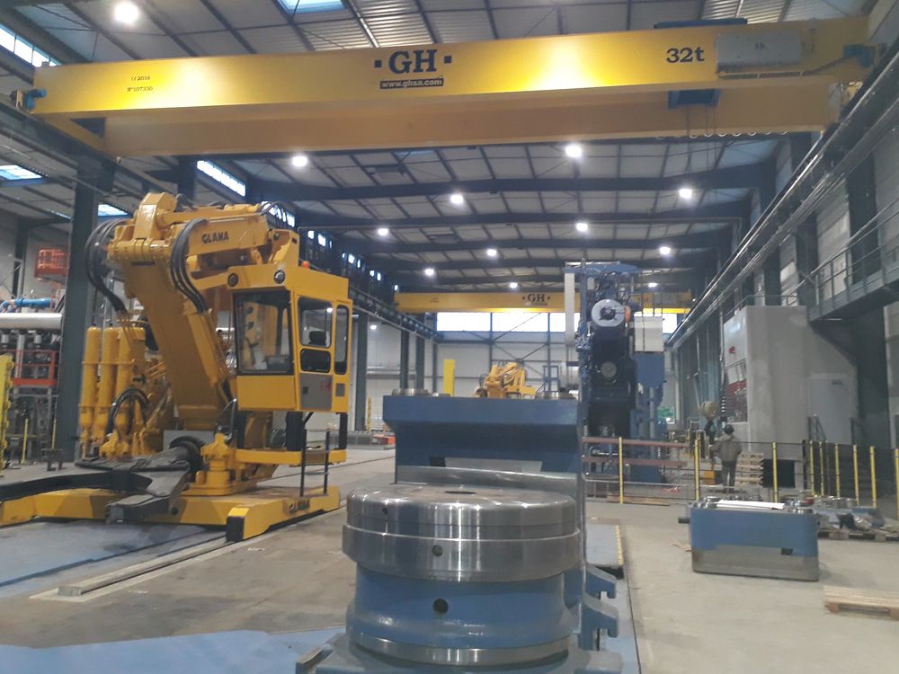 Steel handling Industry completed projects of GH Cranes Arabia