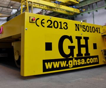 Directional transfer carts, battery powered for cranes