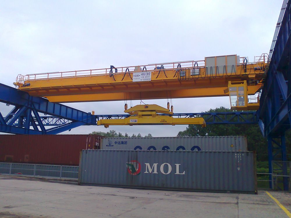 Container Cranes Industry completed projects of GH Cranes Arabia